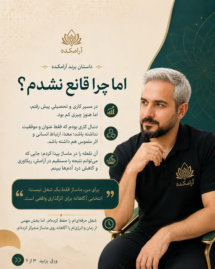 داستان برند آرامکده، صفحه ۲